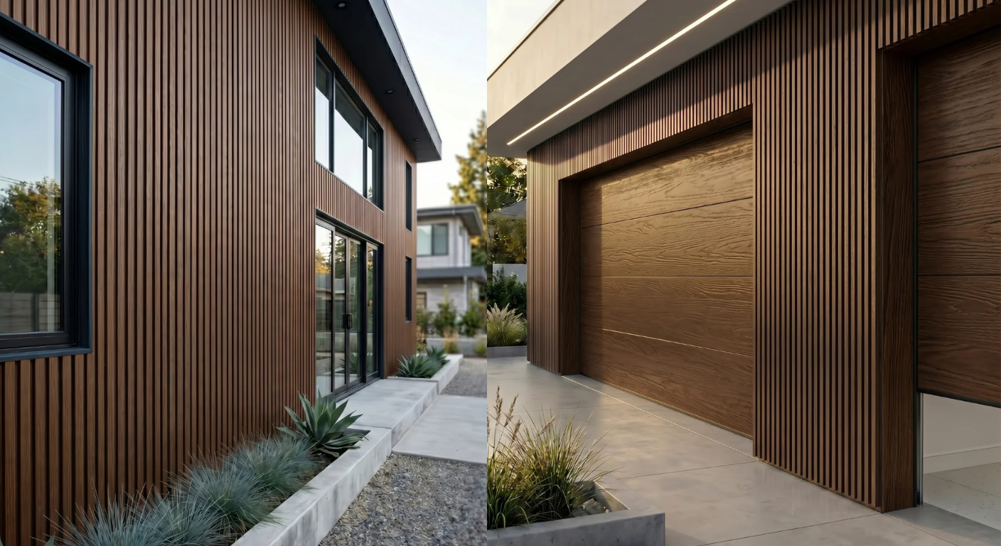 Brown Composite Wide Exterior Cladding