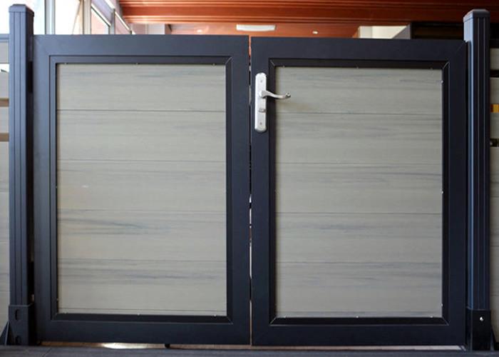 Affordable Wood-Plastic Composite Single Gates Weatherproof &amp; Stylish