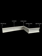 Aluminum LED Baseboard Cover for Interior Wall Lighting