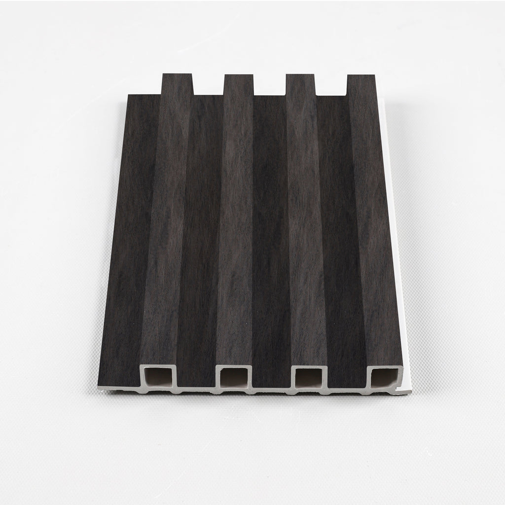 10-Pack Wood Colors WPC Fluted 3D Wall Paneling |  42.9 sq. ft./Box