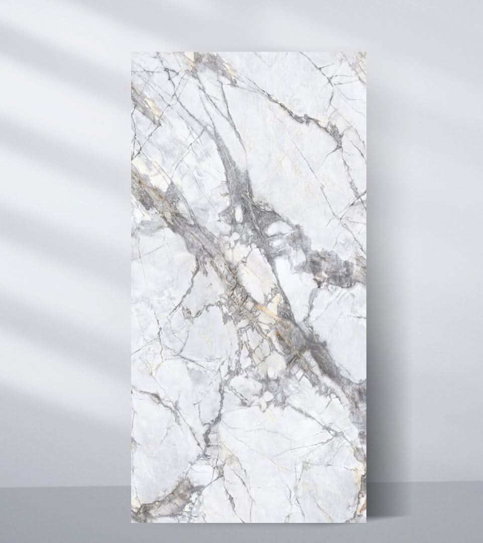 PVC Marble Sheet Wall Panel House Deep Veins Marble