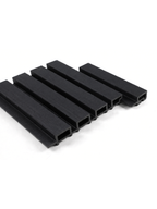 Gray WPC Exterior Edge Trim for Composite Wall Cladding