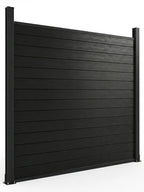 Outdoor Black Aluminum Privacy Fence – Low Maintenance Metal Fence