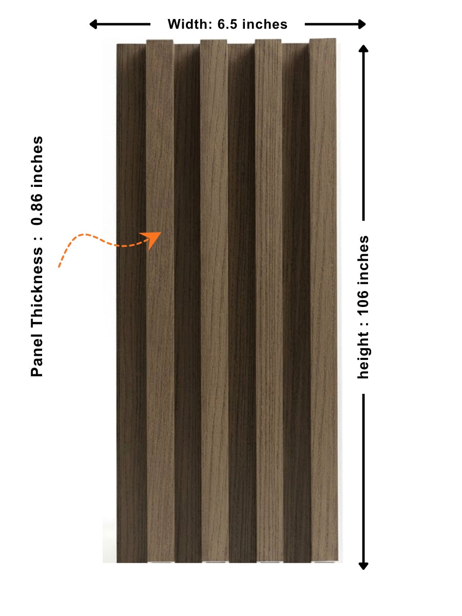 Royal Oak WPC Fluted 3D Wall Panels |  42.9 sq. ft./Box Secondary image