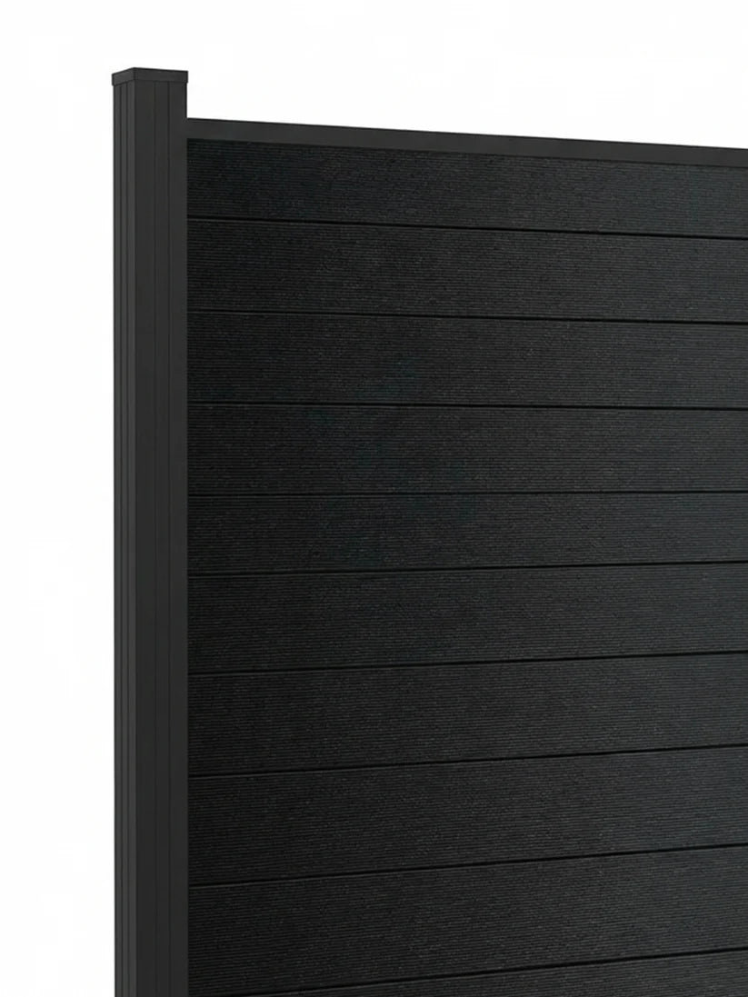 Commercial Grade Black Aluminum Fence Panel – Stylish Outdoor Privacy Solution