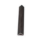 Cedar oak WPC corner trim for fluted 3D wall panels