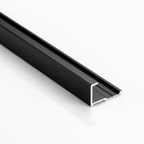 End cap trim aluminum edge finishing strip for wall panel installation