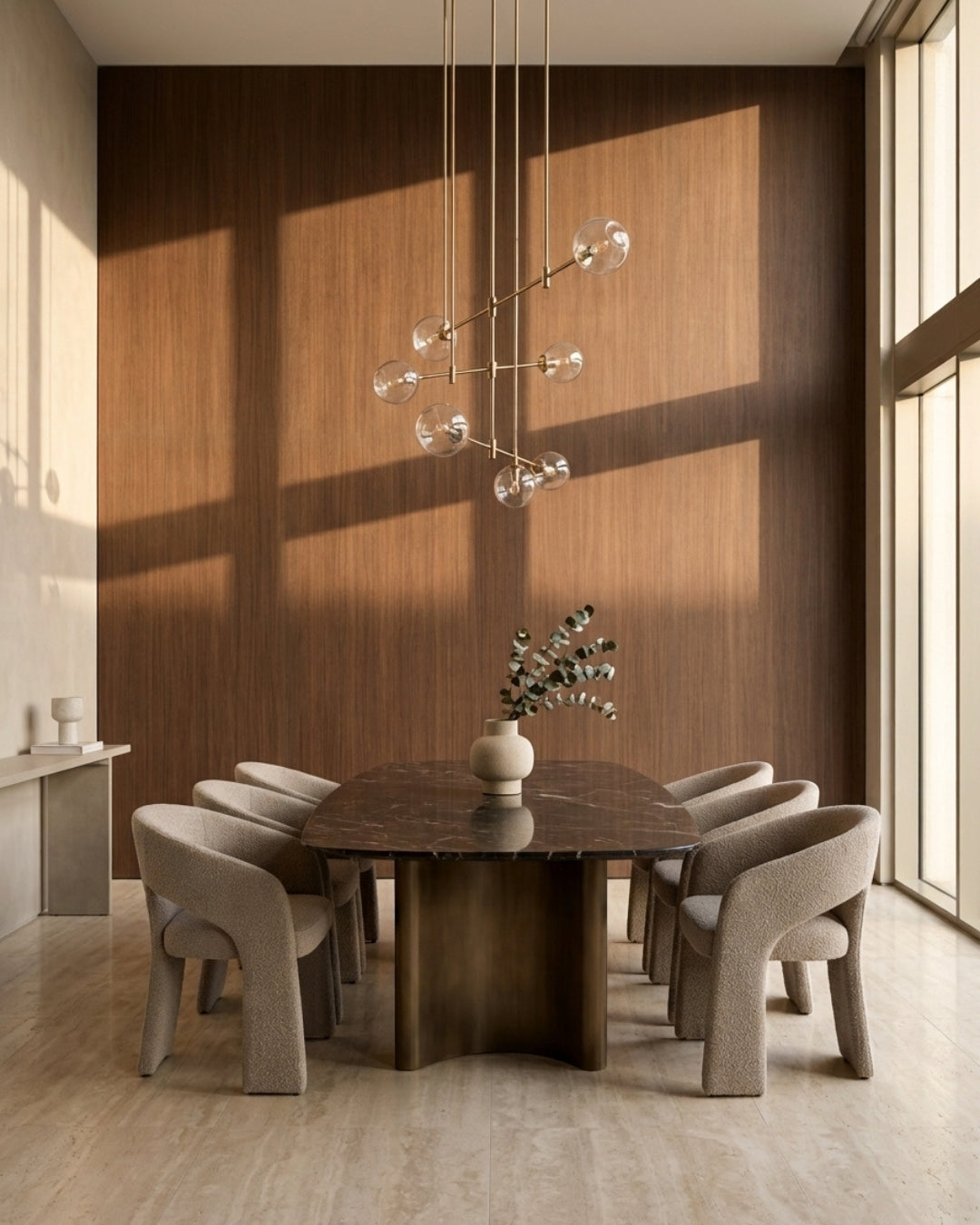 Walnut Wood Veneer Panel – 4x9 ft, Fireproof, Waterproof & Scratch-Resistant