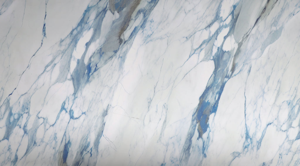 Blue vein marble texture with white stone background