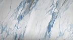 Blue vein marble texture with white stone background