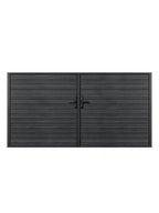 Aluminum Premium Fence Gate 12x6 – Modern, Heavy Duty, Full Privacy