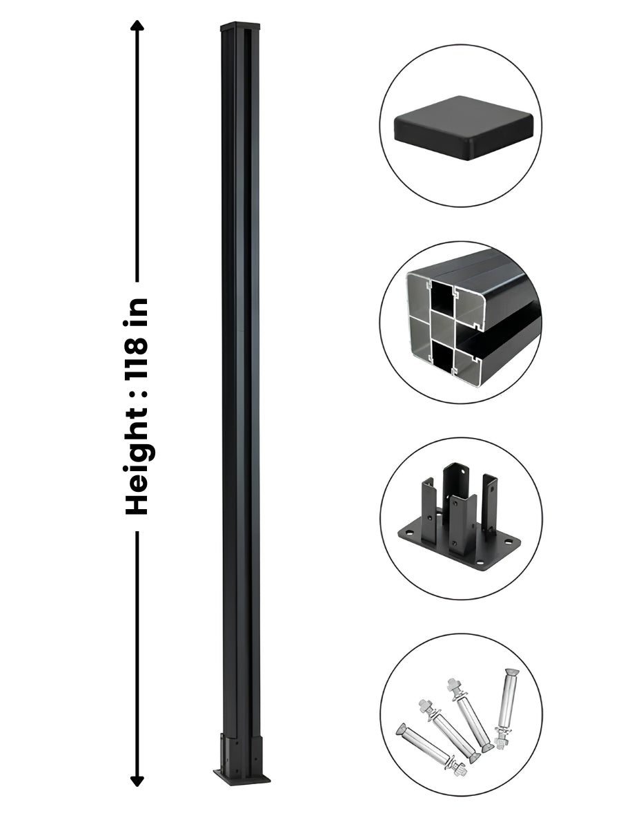 10 Ft In-Ground Fence Post Secondary image