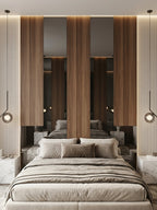 Black Mirror Wood Veneer Panel – 9x4 ft, 8 mm, Fireproof, Waterproof & Scratch-Resistant