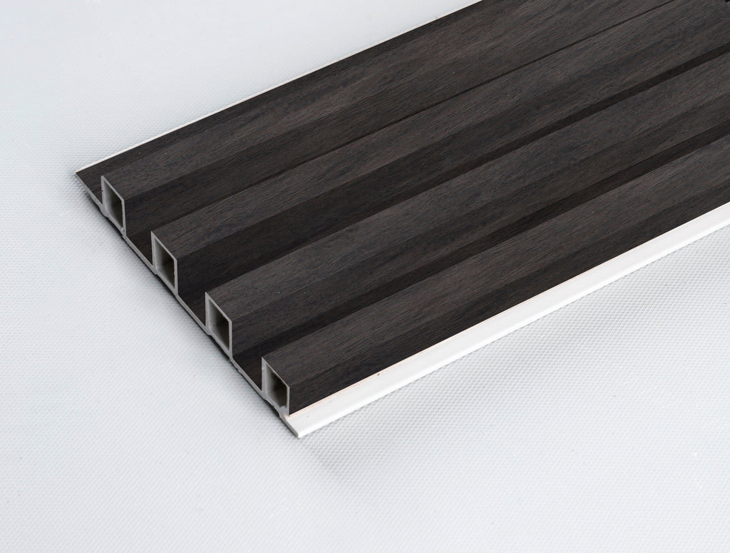 10-Pack Wood Colors WPC Fluted 3D Wall Paneling |  42.9 sq. ft./Box