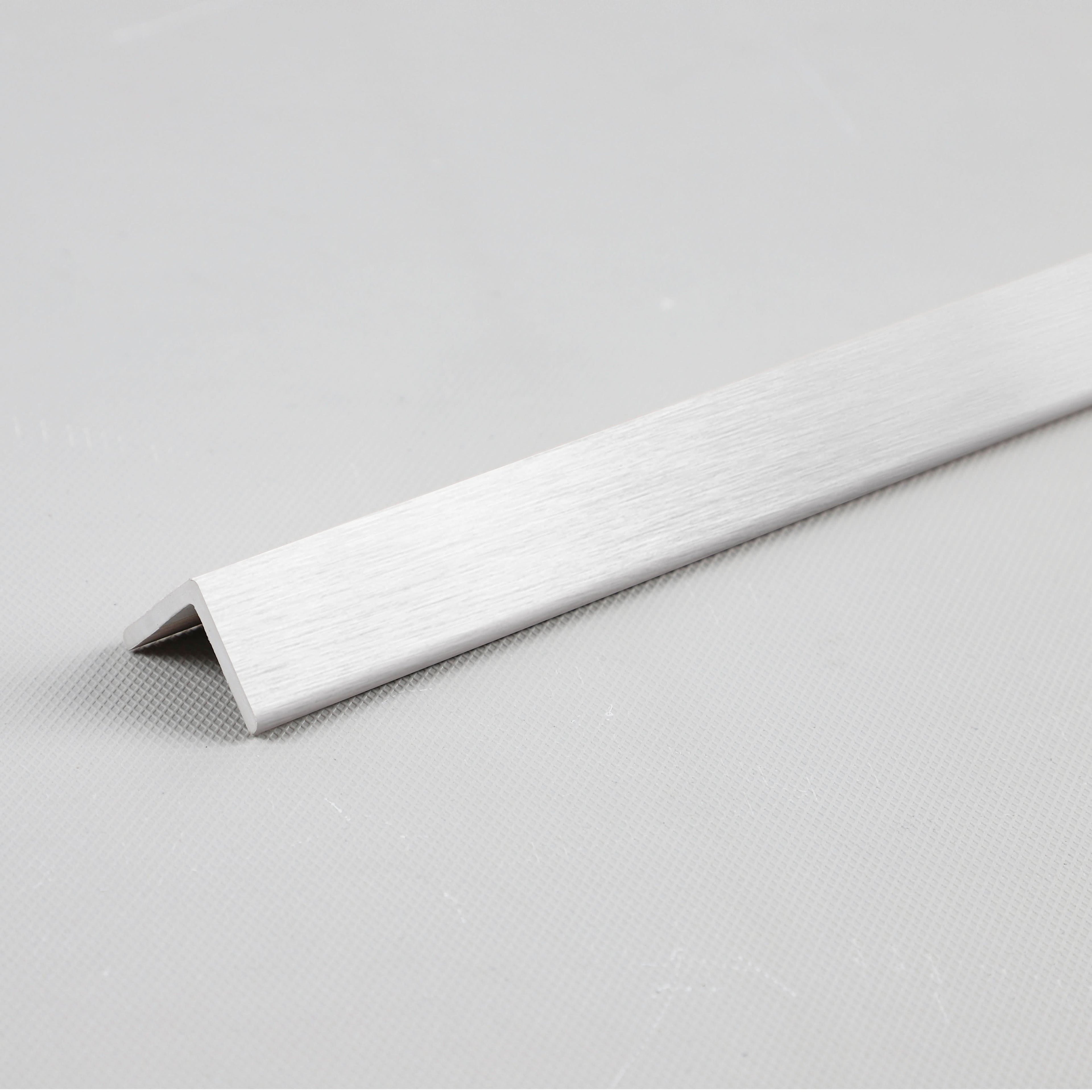 White Linen WPC fluted wall panel corner trim