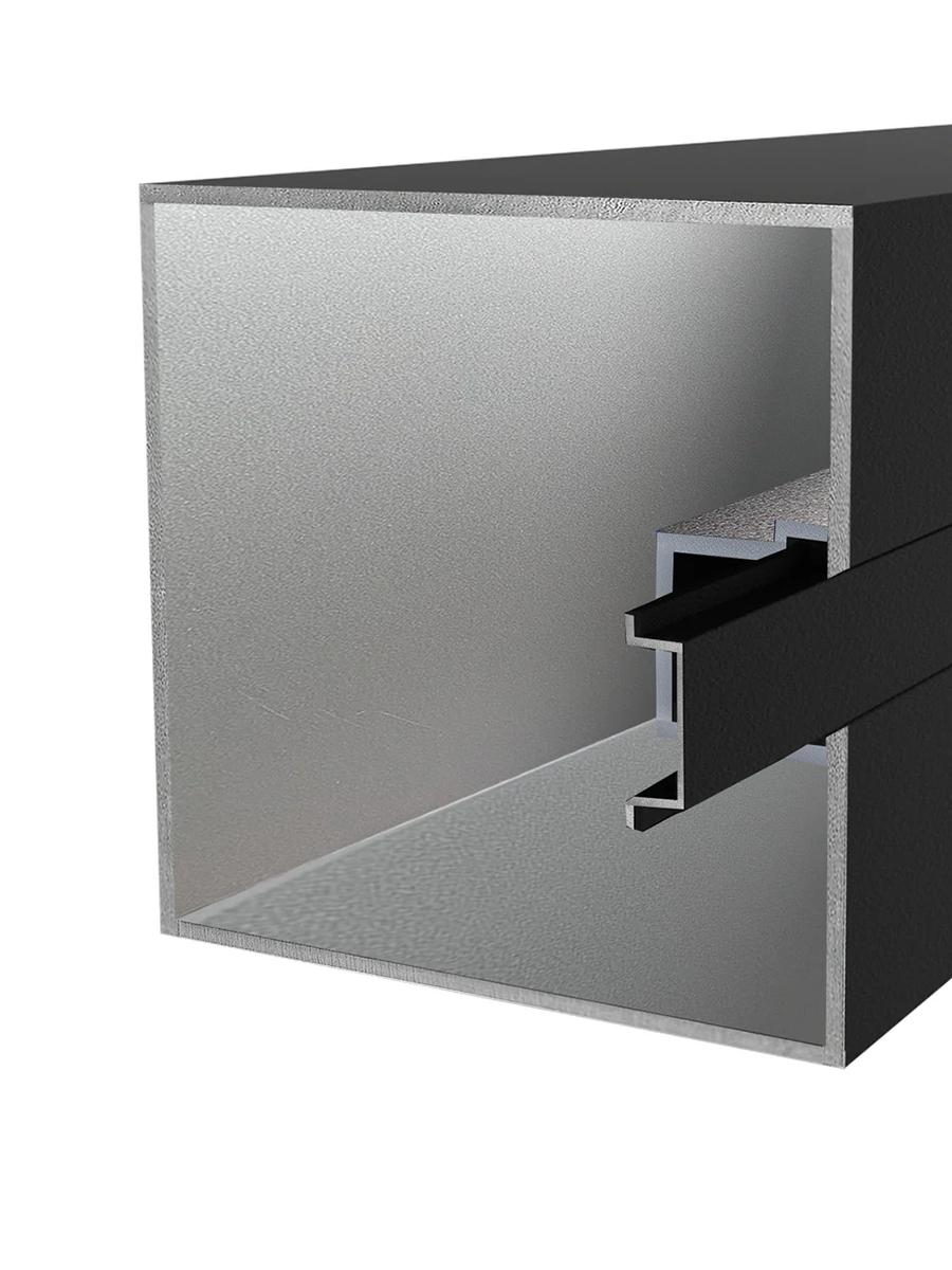 In-Ground Gate Post for Composite and Aluminum Privacy Gates