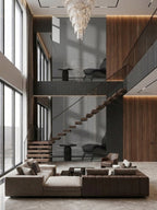 Gray Mirror Wood Veneer Panel – 9x4 ft, 8 mm, Fireproof, Waterproof & Scratch-Resistant