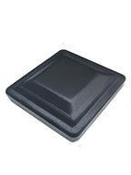 Black square cap for the 9ft inground gate post