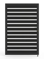 4x6 ft semi privacy aluminum single gate modern outdoor fence gate