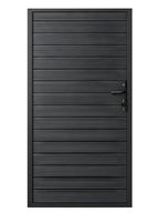 4x6 black aluminum privacy fence gate modern outdoor design
