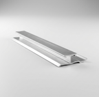 Aluminum Trim Connector for wood veneer panels.