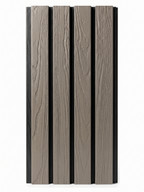 Ancient black composite cladding panels for exterior walls