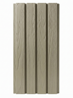 Ancient wood look composite wall panels for outdoor use