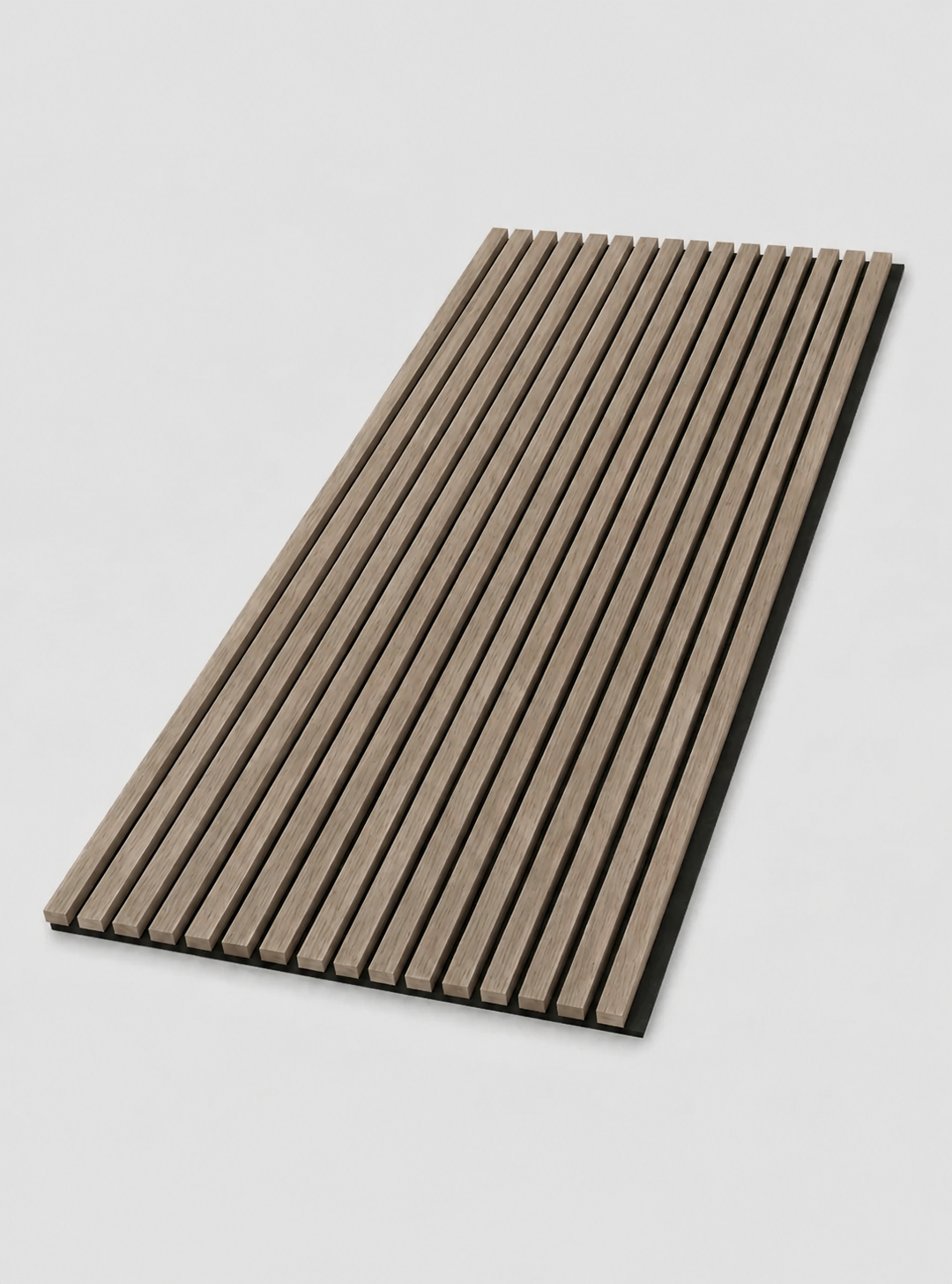 Ash Wood Acoustic Slat Wall Panel | Premium 3-Sided Veneer Main image