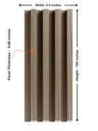 Premium Ask Wood Fluted Wall Panels for Contemporary Wall Décor