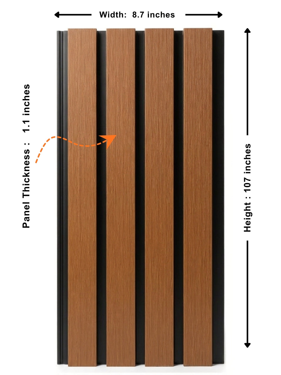 Brown and Black Composite Wide Exterior Cladding | 5 PC/Box (32 sq ft) Secondary image