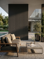 Weather resistant black composite exterior siding panels