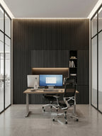 Black Timber WPC Fluted 3D Wall Panels |  42.9 sq. ft./Box