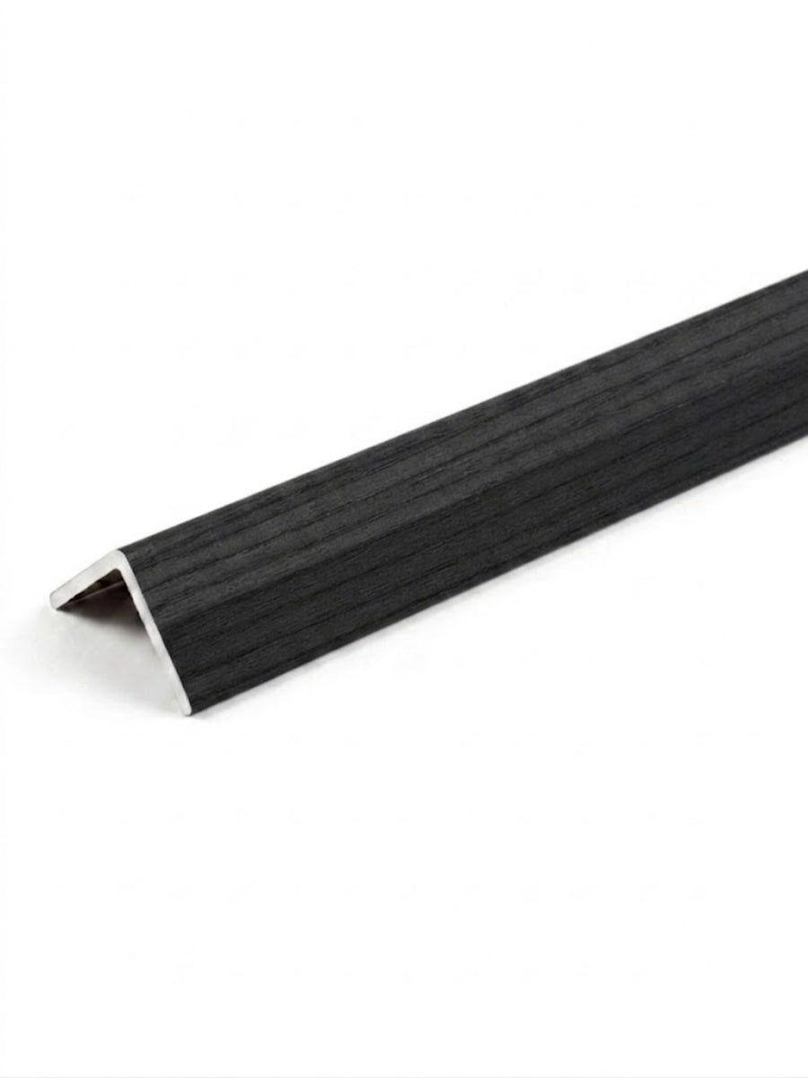Black Timber WPC Fluted 3D Wall Panels |  42.9 sq. ft./Box