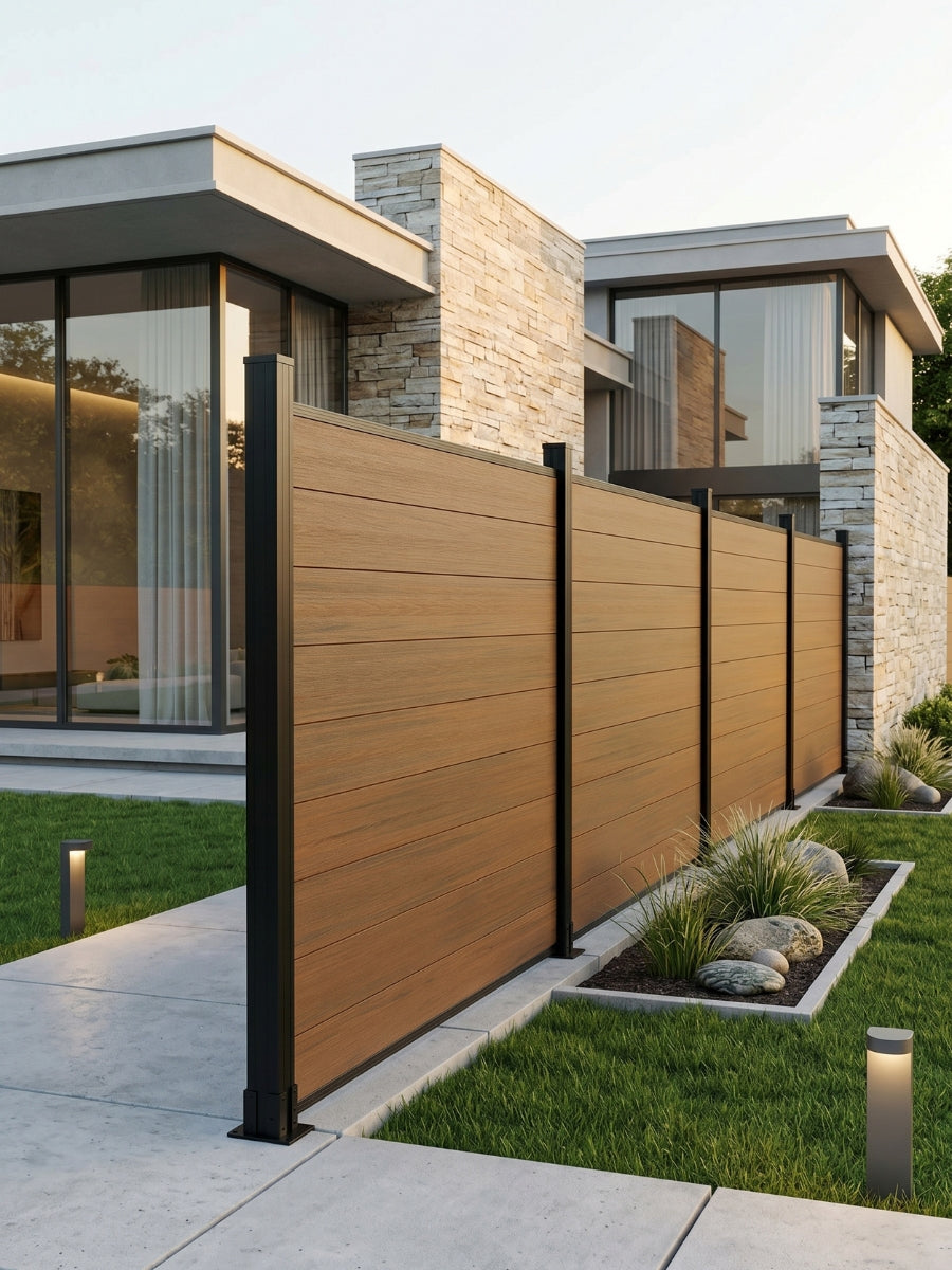 Composite Fence Co-Extrusion Wholesale Price  -Walnut Secondary image