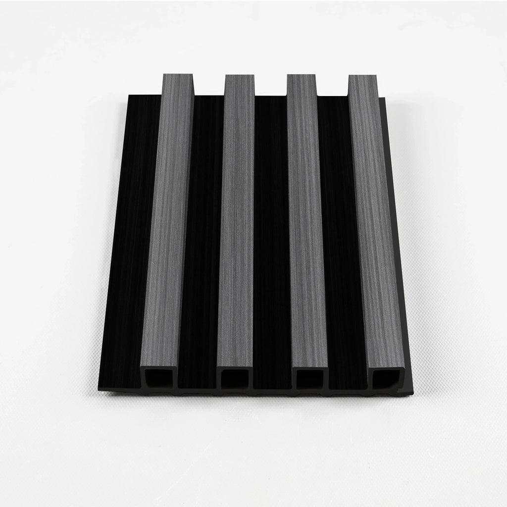 Carborn Gray Lightweight WPC fluted wall panel sample for home interiors