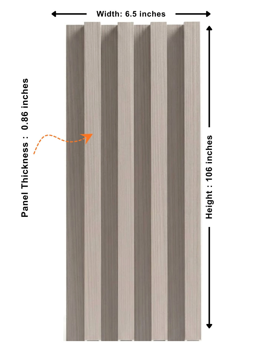 Nordic Birch WPC Fluted 3D Wall Panels |  42.9 sq. ft./Box Secondary image