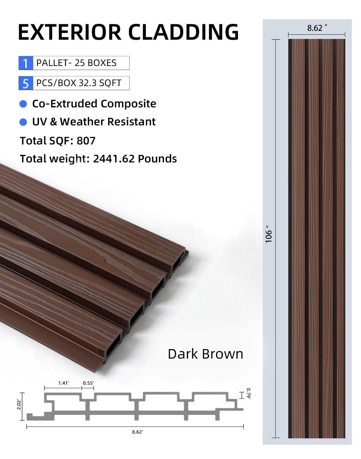 Composite Modern Siding Sale, Wholesale Bulk Price  Main image