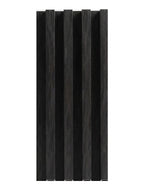 Dark Smoky Oak WPC Fluted 3D Wall Panels |  42.9 sq. ft./Box