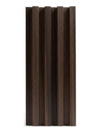 Dark Walnut Oak WPC Fluted 3D Wall Panels |  42.9 sq. ft./Box