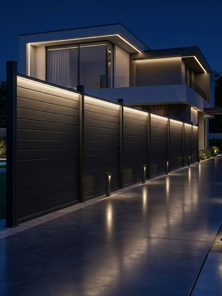 Decorative Black Aluminum Fence Panel – Heavy-Duty Outdoor Fence