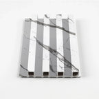 Gray Vain Architectural WPC fluted panel sample with clean lines