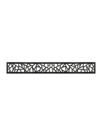 Decorative Gate Screen Panel for 4FT Double Gate (3.75 FT)