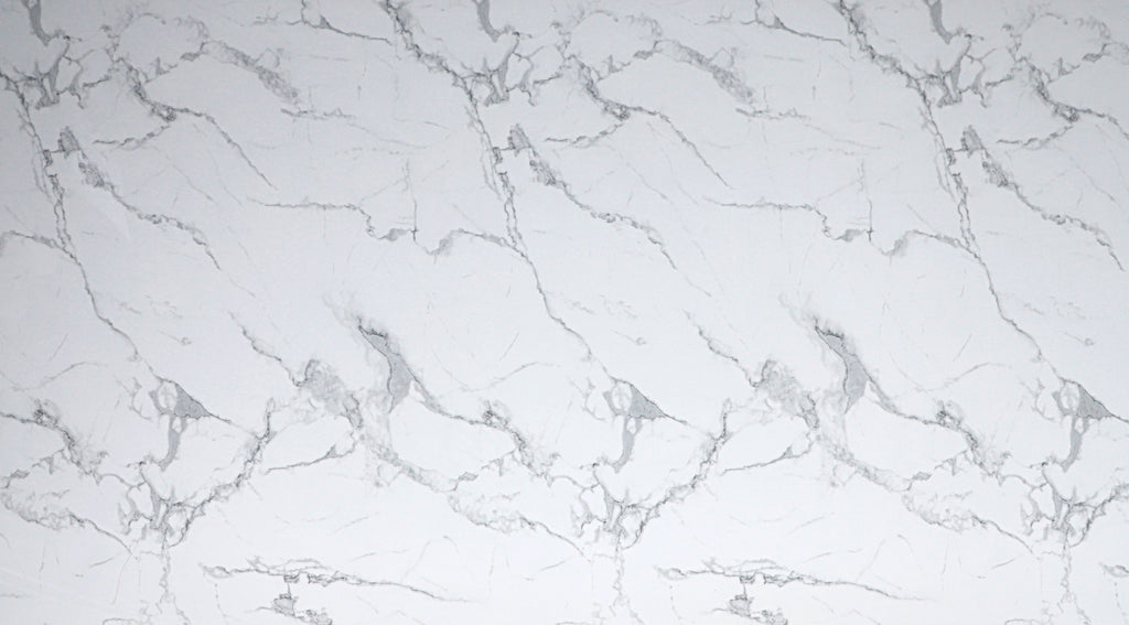 White gray pearl marble PVC wall panel texture with subtle natural veining