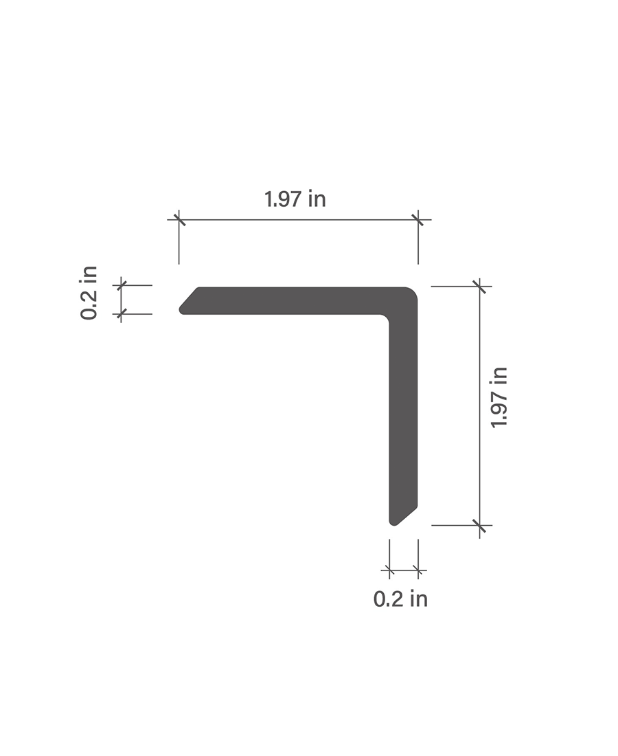 All Purpose L Trim 1.5 in. Composite Siding Trim Secondary image