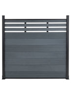 Top Lattice Privacy Composite Fence Wholesale Price  - Light Gray