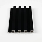 Luxe Noir Premium WPC fluted 3D wall panel sample texture detail
