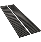 Luxury Black Acoustic Slat Wall Panels. Wall Panel House 