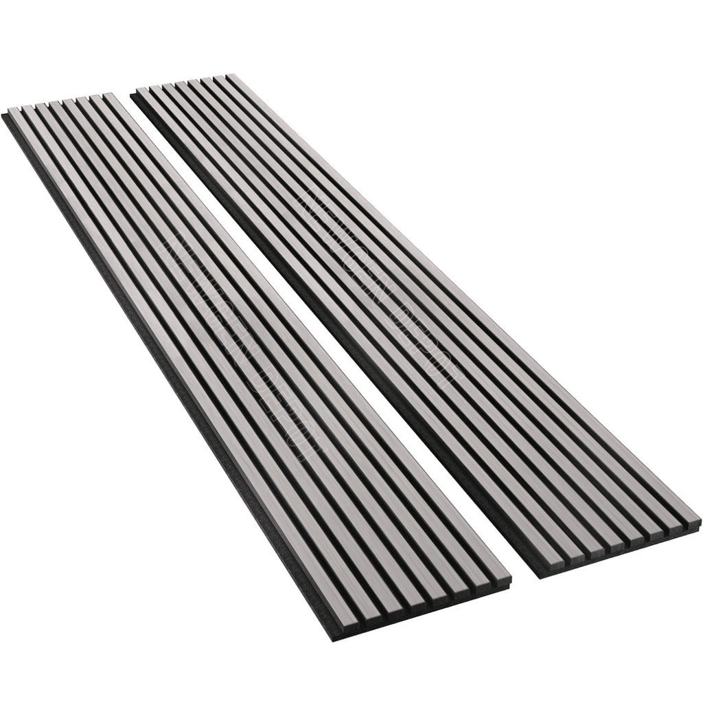Luxury Gray Oak Acoustic Slat Wall Panels. Wall Panel House 