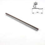 6.3mm Aluminum H-Joint Connection Trim for Wood Veneer Wall Panels – Matching Color