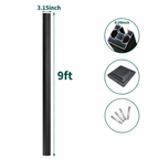 9ft gate post for fence